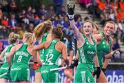 2 July 2022; Roisin Upton of Ireland celebrates her goal during the FIH Women's Hockey World Cup Pool A match between Netherlands and Ireland at Wagener Stadium in Amstelveen, Netherlands. Photo by Jeroen Meuwsen/Sportsfile
