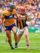 2 July 2022; Cian Nolan of Clare in action against Adrian Mullen of Kilkenny during the GAA Hurling All-Ireland Senior Championship Semi-Final match between Kilkenny and Clare at Croke Park in Dublin. Photo by John Sheridan/Sportsfile