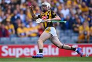 2 July 2022; Cian Kenny of Kilkenny celebrates scoring his side's second goal during the GAA Hurling All-Ireland Senior Championship Semi-Final match between Kilkenny and Clare at Croke Park in Dublin. Photo by Piaras Ó Mídheach/Sportsfile