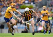 2 July 2022; Michael Carey of Kilkenny in action against David Fitzgerald of Clare during the GAA Hurling All-Ireland Senior Championship Semi-Final match between Kilkenny and Clare at Croke Park in Dublin. Photo by Stephen McCarthy/Sportsfile