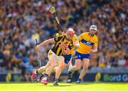 2 July 2022; Adrian Mullen of Kilkenny in action against David McInerney of Clare during the GAA Hurling All-Ireland Senior Championship Semi-Final match between Kilkenny and Clare at Croke Park in Dublin. Photo by Stephen McCarthy/Sportsfile