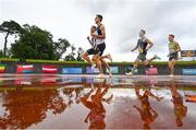 2 July 2022; Kyle Langford of GB, left, on his way to winning the Men's 800m alongside eventual second place Jye Perrott of Australia during the 2022 Morton Games at Morton Stadium in Santry, Dublin. Photo by David Fitzgerald/Sportsfile