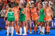 2 July 2022; Frederique Matla of Netherlands celebrating scoring her second goal during the FIH Women's Hockey World Cup Pool A match between Netherlands and Ireland at Wagener Stadium in Amstelveen, Netherlands. Photo by Jeroen Meuwsen/Sportsfile