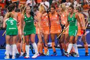 2 July 2022; Frederique Matla of Netherlands celebrating scoring her second goal during the FIH Women's Hockey World Cup Pool A match between Netherlands and Ireland at Wagener Stadium in Amstelveen, Netherlands. Photo by Jeroen Meuwsen/Sportsfile