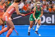 2 July 2022; Caoimhe Perdue of Ireland during the FIH Women's Hockey World Cup Pool A match between Netherlands and Ireland at Wagener Stadium in Amstelveen, Netherlands. Photo by Jeroen Meuwsen/Sportsfile