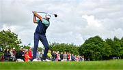 3 July 2022; Niall Kearney of Ireland plays his first shot from the 10th tee box during day four of the Horizon Irish Open Golf Championship at Mount Juliet Golf Club in Thomastown, Kilkenny. Photo by Eóin Noonan/Sportsfile