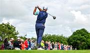 3 July 2022; Niall Kearney of Ireland watches his drive from the 10th tee box during day four of the Horizon Irish Open Golf Championship at Mount Juliet Golf Club in Thomastown, Kilkenny. Photo by Eóin Noonan/Sportsfile