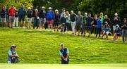 3 July 2022; Niall Kearney of Ireland plays his second shot from the rough on the seventh hole during day four of the Horizon Irish Open Golf Championship at Mount Juliet Golf Club in Thomastown, Kilkenny. Photo by Eóin Noonan/Sportsfile