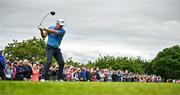 3 July 2022; Padraig Harrington of Ireland plays his first shot from the tee box on the 10th hole during day four of the Horizon Irish Open Golf Championship at Mount Juliet Golf Club in Thomastown, Kilkenny. Photo by Eóin Noonan/Sportsfile