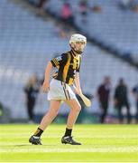 2 July 2022; Eoin Beattie, St Mary's NS, Newtowncashel, Longford, representing Kilkenny, during the INTO Cumann na mBunscol GAA Respect Exhibition Go Games at half-time of the GAA Hurling All-Ireland Senior Championship Semi-Final match between Kilkenny and Clare at Croke Park in Dublin. Photo by Stephen McCarthy/Sportsfile