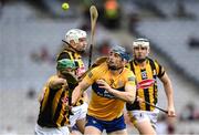 2 July 2022; David McInerney of Clare in action against Eoin Cody of Kilkenny during the GAA Hurling All-Ireland Senior Championship Semi-Final match between Kilkenny and Clare at Croke Park in Dublin. Photo by Stephen McCarthy/Sportsfile