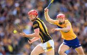 2 July 2022; Adrian Mullen of Kilkenny in action against Paudie Fitzpatrick of Clare during the GAA Hurling All-Ireland Senior Championship Semi-Final match between Kilkenny and Clare at Croke Park in Dublin. Photo by Stephen McCarthy/Sportsfile
