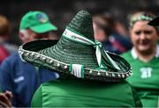 3 July 2022; Limerick supporters wait outside on Jones Road before the GAA Hurling All-Ireland Senior Championship Semi-Final match between Limerick and Galway at Croke Park in Dublin. Photo by David Fitzgerald/Sportsfile