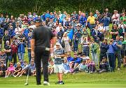 3 July 2022; Spectators react to Shane Lowry of Ireland missing a putt on the seventh hole during day four of the Horizon Irish Open Golf Championship at Mount Juliet Golf Club in Thomastown, Kilkenny. Photo by Eóin Noonan/Sportsfile