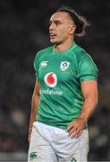 2 July 2022; James Lowe of Ireland during the Steinlager Series match between the New Zealand and Ireland at Eden Park in Auckland, New Zealand. Photo by Brendan Moran/Sportsfile