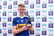 3 July 2022; Paddy McCormack of Tipperary with the Electric Ireland Best & Fairest Award after the GAA Hurling All-Ireland Minor Championship Final match between Tipperary and Offaly at UPMC Nowlan Park, Kilkenny. Photo by Matt Browne/Sportsfile