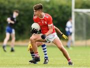 2 July 2022; Euan Murray of Durlas Og Co Tipperary in action against St Patrick's Dromintee Co Armagh, during the Cup Final between St Patrick's Dromintee Co Armagh and Durlas Og Co Tipperary at the John West National Football Feile 2022 event at Kildare GAA Centre in Hawkfield, Kildare. Photo by Matt Browne/Sportsfile