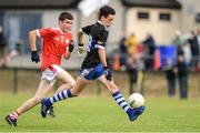 2 July 2022; Ronan Martin of St Patrick's Dromintee Co Armagh in action against Durlas Og Co Tipperary, during the Cup Final between St Patrick's Dromintee Co Armagh and Durlas Og Co Tipperary at the John West National Football Feile 2022 event at Kildare GAA Centre in Hawkfield, Kildare. Photo by Matt Browne/Sportsfile