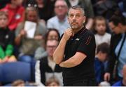 3 July 2022; Switzerland head coach Ilias Papatheodorou before the FIBA EuroBasket 2025 Pre-Qualifier First Round Group A match between Ireland and Switzerland at National Basketball Arena in Dublin. Photo by Ramsey Cardy/Sportsfile