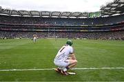 3 July 2022; Galway goalkeeper Éanna Murphy after the GAA Hurling All-Ireland Senior Championship Semi-Final match between Limerick and Galway at Croke Park in Dublin. Photo by Stephen McCarthy/Sportsfile