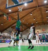 3 July 2022; Aidan Harris Igiehon of Ireland during the FIBA EuroBasket 2025 Pre-Qualifier First Round Group A match between Ireland and Switzerland at National Basketball Arena in Dublin. Photo by Ramsey Cardy/Sportsfile