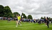 3 July 2022; Adrian Meronk of Poland acknowledges supporters as he walks onto the 18th green during day four of the Horizon Irish Open Golf Championship at Mount Juliet Golf Club in Thomastown, Kilkenny. Photo by Eóin Noonan/Sportsfile