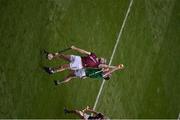 3 July 2022; Declan Hannon of Limerick in action against Conor Cooney of Galway during the GAA Hurling All-Ireland Senior Championship Semi-Final match between Limerick and Galway at Croke Park in Dublin. Photo by Daire Brennan/Sportsfile