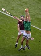 3 July 2022; Conor Cooney of Galway in action against Dan Morrissey of Limerick during the GAA Hurling All-Ireland Senior Championship Semi-Final match between Limerick and Galway at Croke Park in Dublin. Photo by Daire Brennan/Sportsfile