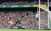 3 July 2022; Limerick goalkeeper Nickie Quaid collects a dropping ball during the GAA Hurling All-Ireland Senior Championship Semi-Final match between Limerick and Galway at Croke Park in Dublin. Photo by Stephen McCarthy/Sportsfile
