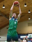 3 July 2022; Lorcan Murphy of Ireland during the FIBA EuroBasket 2025 Pre-Qualifier First Round Group A match between Ireland and Switzerland at National Basketball Arena in Dublin. Photo by Ramsey Cardy/Sportsfile