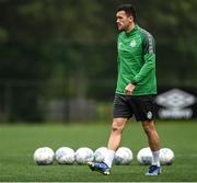 4 July 2022; Aaron Greene during a Shamrock Rovers training session at Roadstone Group Sports Club in Dublin. Photo by Harry Murphy/Sportsfile