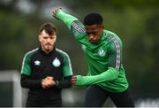 4 July 2022; Aidomo Emakhu during a Shamrock Rovers training session at Roadstone Group Sports Club in Dublin. Photo by Harry Murphy/Sportsfile
