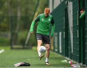 4 July 2022; Rory Gaffney during a Shamrock Rovers training session at Roadstone Group Sports Club in Dublin. Photo by Harry Murphy/Sportsfile