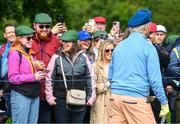 4 July 2022; Actor Bill Murray walks away after handing a hot dog to a fan during day one of the JP McManus Pro-Am at Adare Manor Golf Club in Adare, Limerick. Photo by Ramsey Cardy/Sportsfile