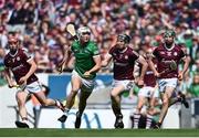 3 July 2022; Kyle Hayes of Limerick during the GAA Hurling All-Ireland Senior Championship Semi-Final match between Limerick and Galway at Croke Park in Dublin. Photo by David Fitzgerald/Sportsfile