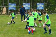 4 July 2022; Republic of Ireland international Rianna Jarrett during the INTERSPORT Elverys FAI Summer Soccer Schools at Curracloe United FC in Ballaghablake, Wexford. Photo by Piaras Ó Mídheach/Sportsfile