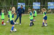 4 July 2022; Republic of Ireland international Rianna Jarrett during the INTERSPORT Elverys FAI Summer Soccer Schools at Curracloe United FC in Ballaghablake, Wexford. Photo by Piaras Ó Mídheach/Sportsfile