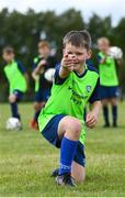 4 July 2022; Ted Murphy during the INTERSPORT Elverys FAI Summer Soccer Schools at Curracloe United FC in Ballaghablake, Wexford. Photo by Piaras Ó Mídheach/Sportsfile