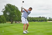 4 July 2022; Former footballer Niall Quinn on the 10th during day one of the JP McManus Pro-Am at Adare Manor Golf Club in Adare, Limerick. Photo by Eóin Noonan/Sportsfile