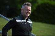 4 July 2022; Peamount United manager James O'Callaghan before the SSE Airtricity Women's National League match between DLR Waves and Peamount United at UCD Bowl in Belfield, Dublin. Photo by George Tewkesbury/Sportsfile