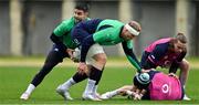 5 July 2022; Ireland players, from left, Conor Murray, Kieran Treadwell, Robbie Henshaw and Mack Hansen during rugby squad training at North Harbour Stadium in Auckland, New Zealand. Photo by Brendan Moran/Sportsfile