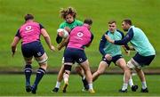 5 July 2022; Ireland players, from left, Joe McCarthy, Cian Prendergast, Rob Herring, Garry Ringrose and Tadhg Beirne during Ireland rugby squad training at North Harbour Stadium in Auckland, New Zealand. Photo by Brendan Moran/Sportsfile