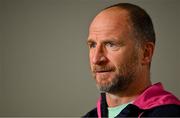 5 July 2022; Ireland assistant coach Mike Catt during an Ireland media conference at North Harbour Stadium in Auckland, New Zealand. Photo by Brendan Moran/Sportsfile