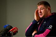 5 July 2022; Tadhg Furlong during an Ireland media conference at North Harbour Stadium in Auckland, New Zealand. Photo by Brendan Moran/Sportsfile