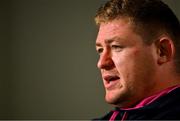 5 July 2022; Tadhg Furlong during an Ireland media conference at North Harbour Stadium in Auckland, New Zealand. Photo by Brendan Moran/Sportsfile