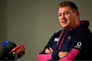 5 July 2022; Tadhg Furlong during an Ireland media conference at North Harbour Stadium in Auckland, New Zealand. Photo by Brendan Moran/Sportsfile
