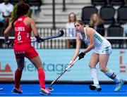 5 July 2022; Katie Mullan of Ireland during the FIH Women's Hockey World Cup Pool A match between Ireland and Chile at Wagener Stadium in Amstelveen, Netherlands. Photo by Patrick Goosen/Sportsfile