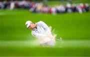 5 July 2022; Sam Burns of USA plays from a bunker on the 2nd hole during day two of the JP McManus Pro-Am at Adare Manor Golf Club in Adare, Limerick. Photo by Ramsey Cardy/Sportsfile