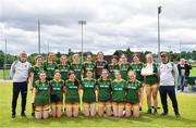5 July 2022; The Meath Na Boinne team during the LGFA National Under 17 Player Development Programme Festival Day at the GAA National Games Development Centre in Abbotstown, Dublin. Photo by David Fitzgerald/Sportsfile