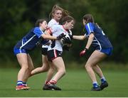 5 July 2022; Action from the match between Cork White and Waterford during the LGFA National Under 17 Player Development Programme Festival Day at the GAA National Games Development Centre in Abbotstown, Dublin. Photo by David Fitzgerald/Sportsfile